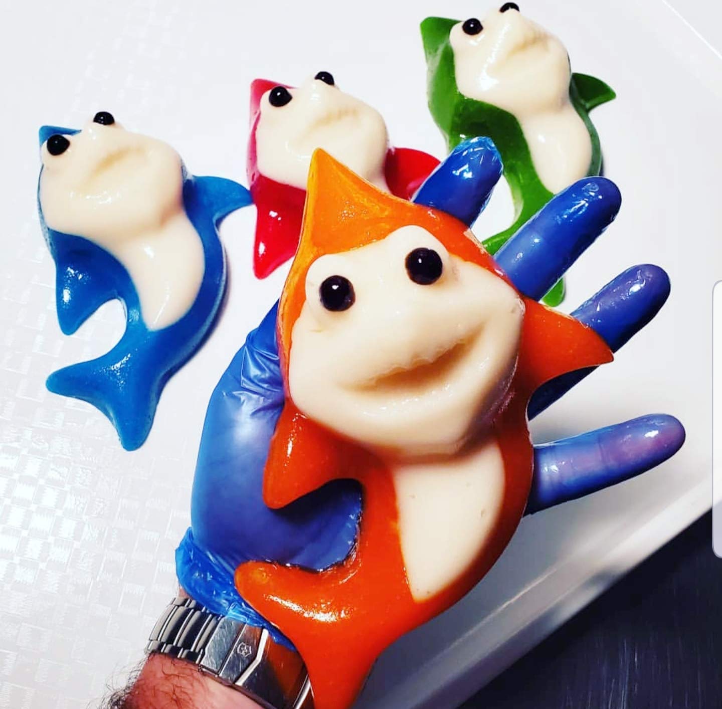 The Gummy Bear Guy | Baby Gummy Shark (Cherry)