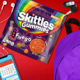 Skittles, Gummies Fuego Sweet and Spicy Gummy Candy, Sharing Size, Resealable, 12 Ounce