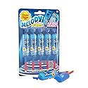Chupa Chups Melody Pop, Blue Raspberry Flavor, Easter Candy, Easter Basket Essentials Stuffers for Kids and Adults, Whistle Individually Wrapped, 5