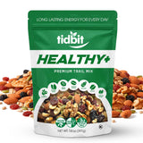 Tidbit Trail Mix with Roasted Peanuts, Almonds, Walnuts, Pumpkin Seeds, Sunflower Seeds, Black Raisins & Dried Cranberries - Mixed Nuts for Natural