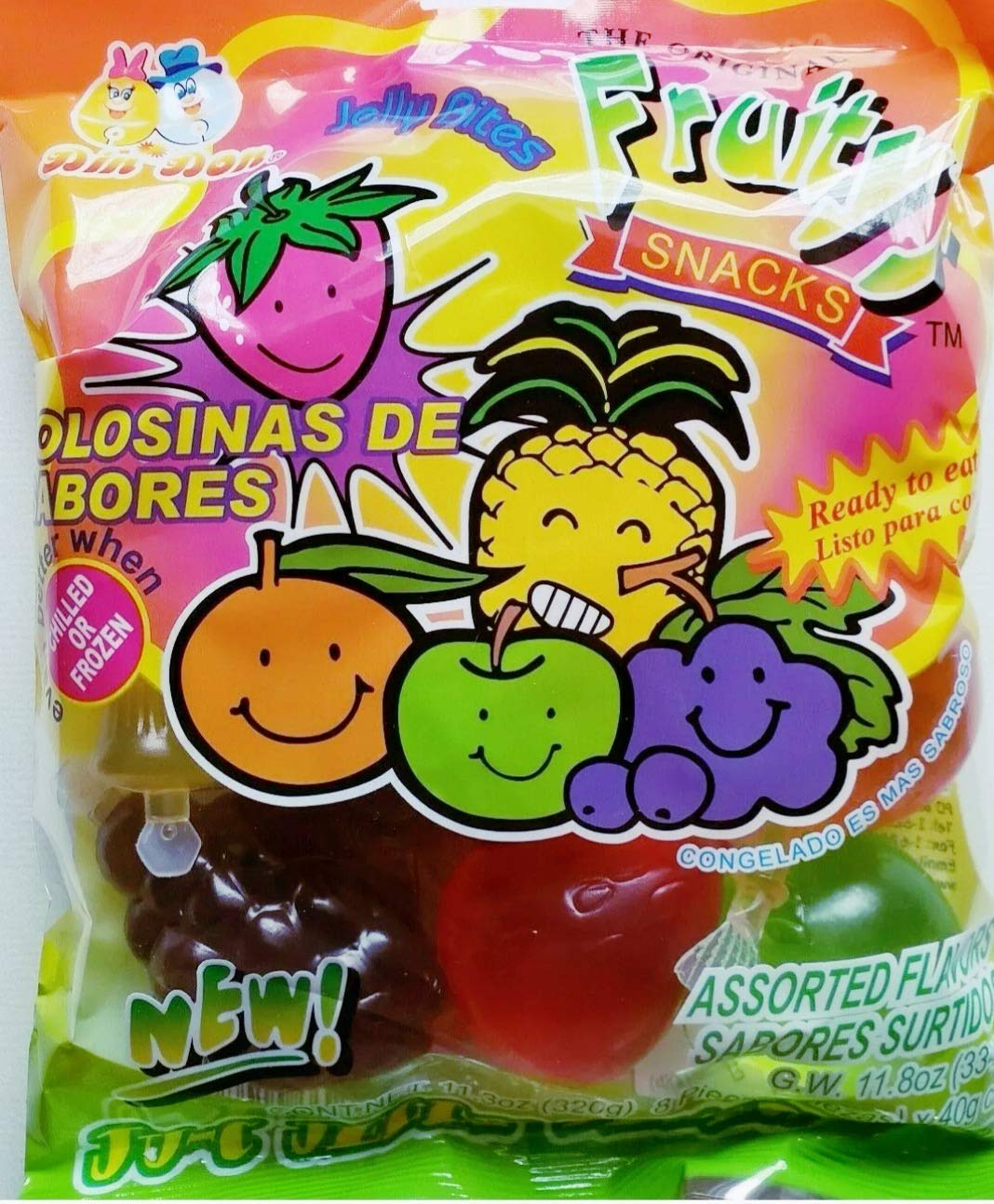 Din Don Fruity's JU-C Jelly Fruit Snacks