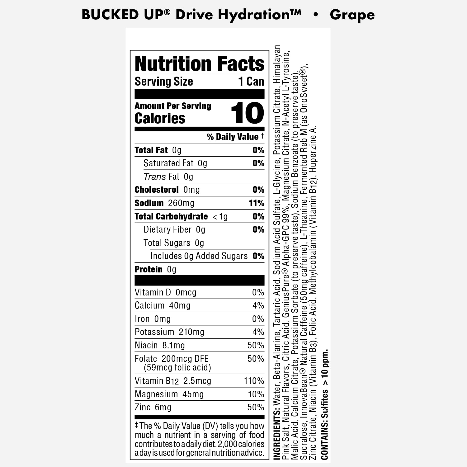 Drive Drink [Bryson] [Grape] [12 CT]