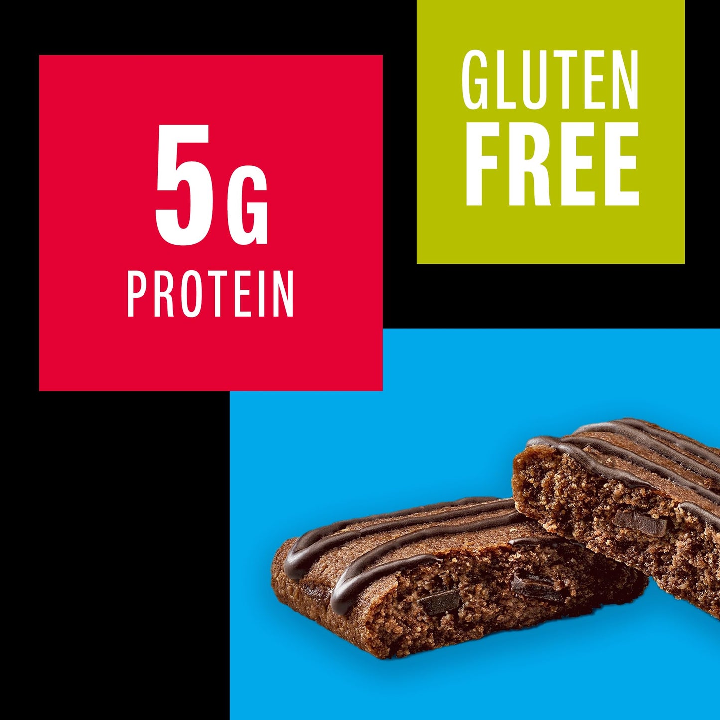 KIND Soft Baked Squares, Chocolate Almond Flour Brownie, Gluten Free, Healthy Snack Bars, 5g Protein, 6 Count