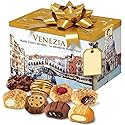 Matilde Vicenzi Venezia Cookie Gift Tin - Italian Pastries & Cookies in Individually Wrapped Trays - Gourmet Gifts for Teachers, Fathers Day
