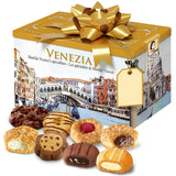 Matilde Vicenzi Venezia Cookie Gift Tin - Italian Pastries & Cookies in Individually Wrapped Trays - Gourmet Gifts for Teachers, Fathers Day