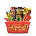 Alamo Hot Spicy Chamoy Pickle Kit, Mexican Candy Mix make the Famous TikTok Trend, (13 Pieces) Includes Original Alamo Spicy Dill Pickle, Baby Lucas
