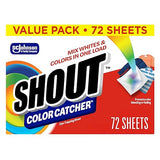 Shout Color Catcher Sheets for Laundry, Maintains Clothes Original Colors, 72 Count