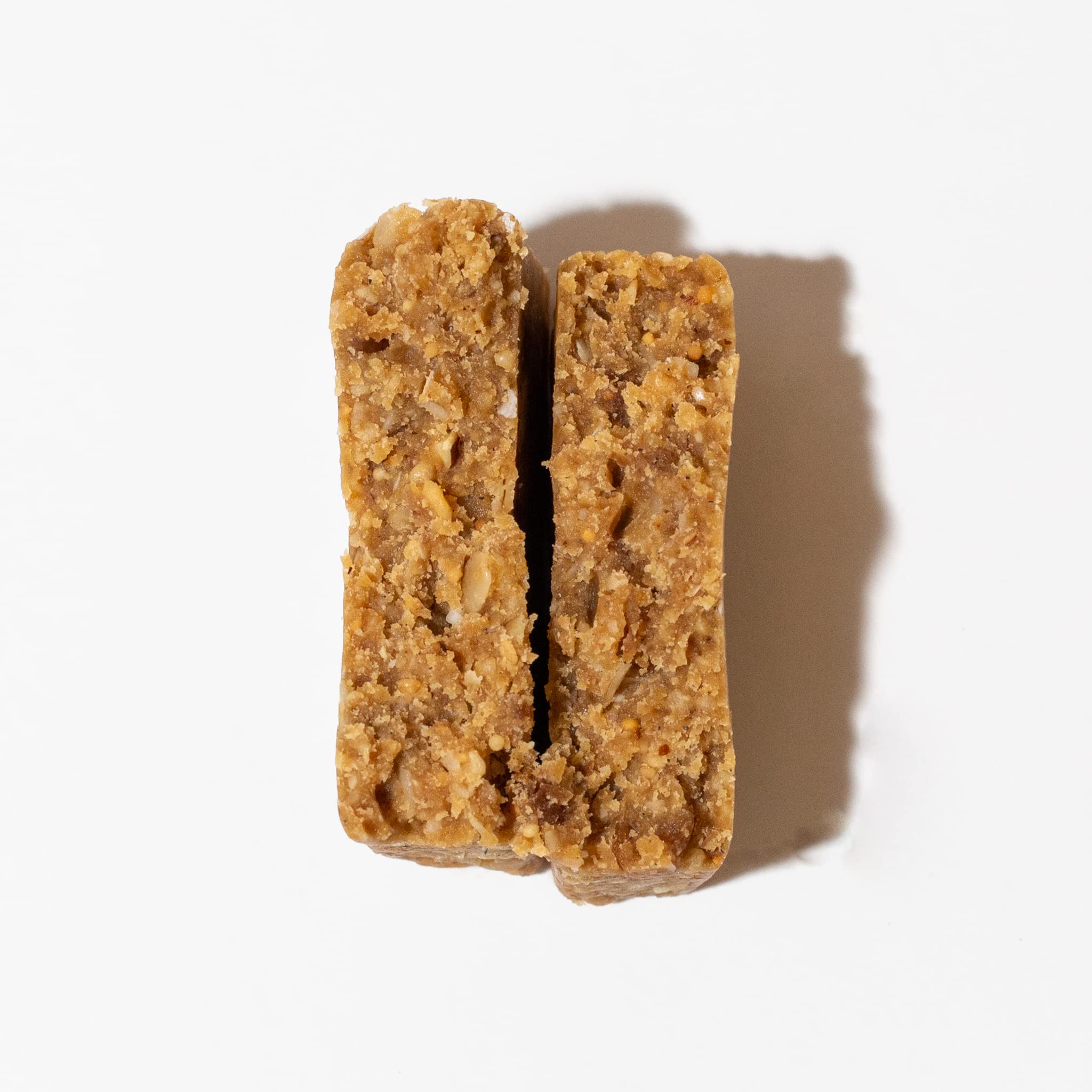 Big Spoon Roasters Figgy Chai Nut Butter Bars - Low Carb, High Protein Bars w/Pea Protein - Vegan Energy Snacks w/Peanut & Almond Butter