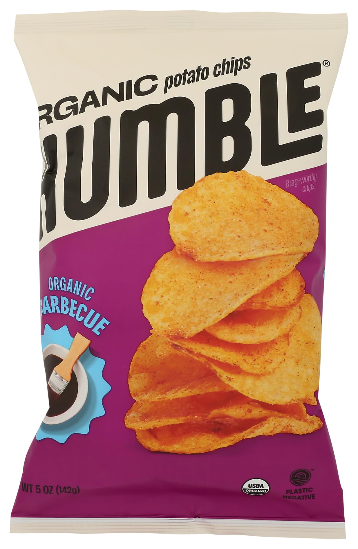 Humble Potato Chips Co Organic Smokey BBQ Potato Chips, 5 OZ