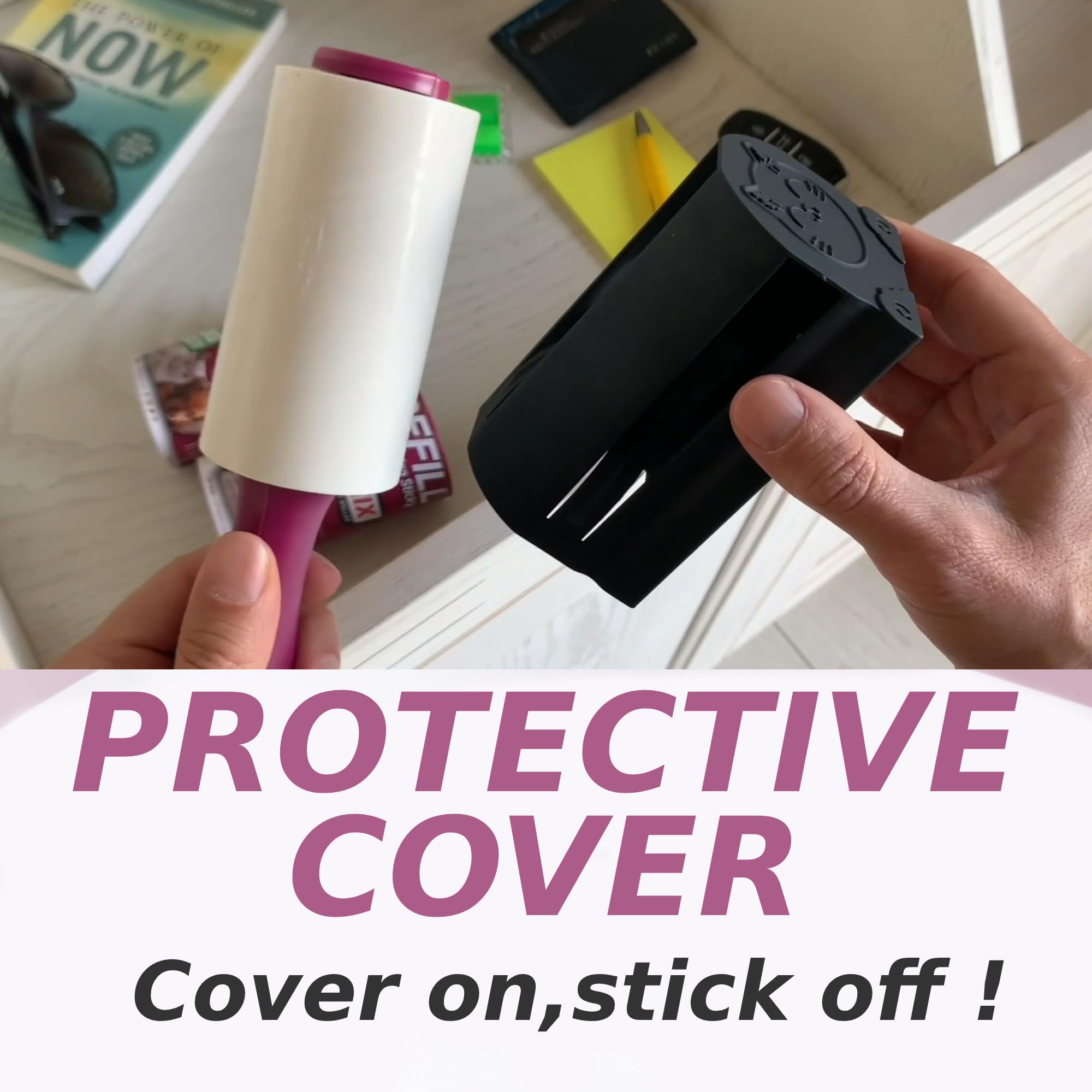 Metkix Lint Rollers for Pet Hair Extra Sticky | Protective Covers | Mega 600 Sheets Dog Cat Pet Hair Remover | Lint Roller for Clothes Sofa Bed Carpet