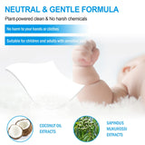 Binbata Laundry Detergent Sheets, Up To 128 Loads Hypoallergenic Eco-Friendly Unscented Biodegradable Plastic Free Liquidless Sheets Suitable