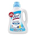 Lysol Laundry Sanitizer Additive, Free & Clear, Free from Fragrance and Dyes, 0% Bleach Laundry Sanitizer, Bacteria-causing Laundry Odor Eliminator