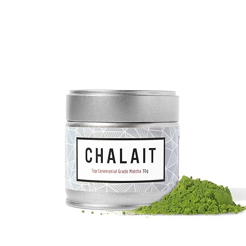 Chalait Top Ceremonial Grade Matcha - Japanese Matcha Green Tea Powder - For Sipping as Tea - Antioxidants, Sustainable Energy, No Additives
