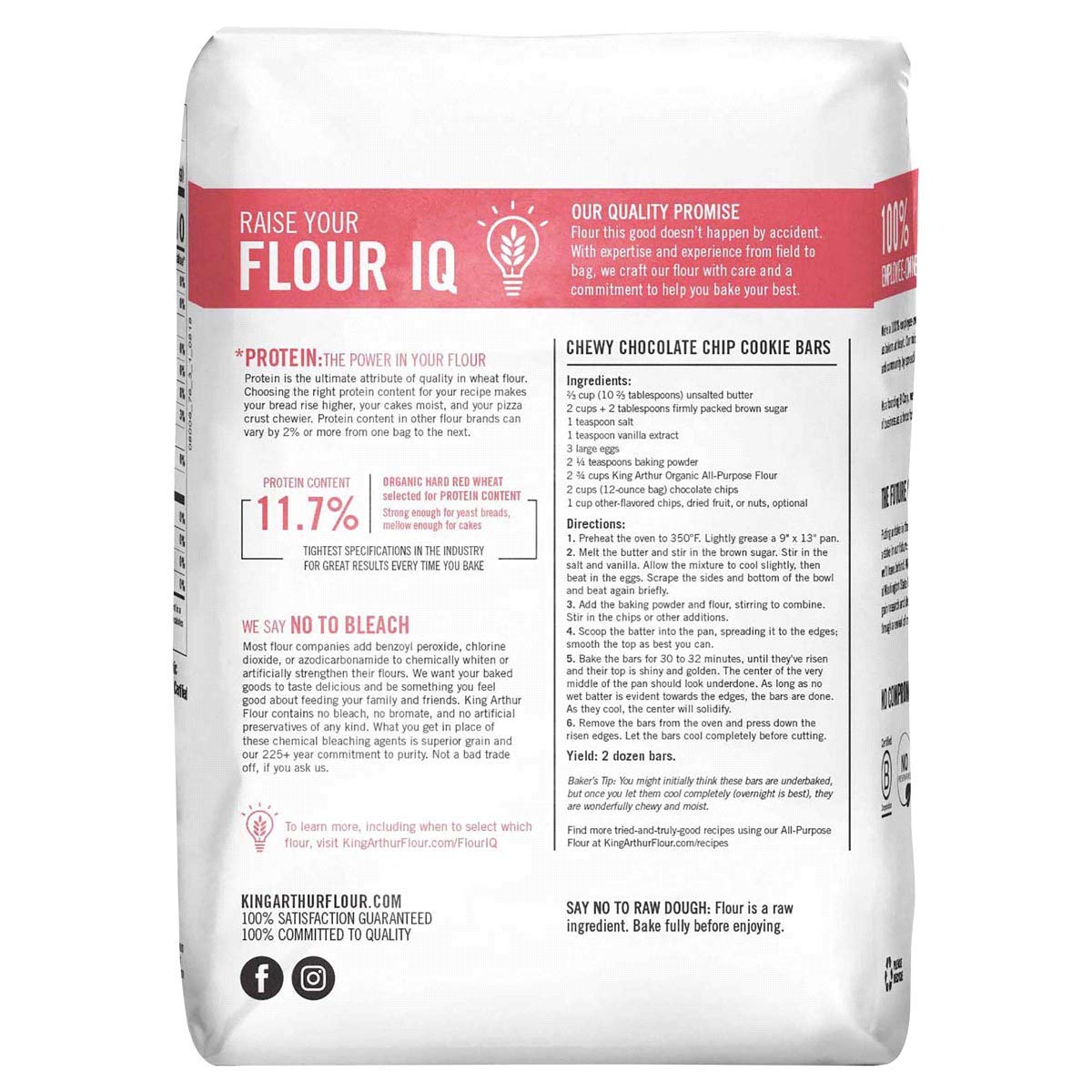 King Arthur Flour Organic Artisan All Purpose Flour - 5 lbs