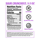 Rotten Sour Gummy Cruncheez - Low Sugar, Low Calorie, 5g Gut-Friendly Prebiotic Fiber, Gluten Free Candy, No Artificial Dyes - 5.3 oz Share Pack