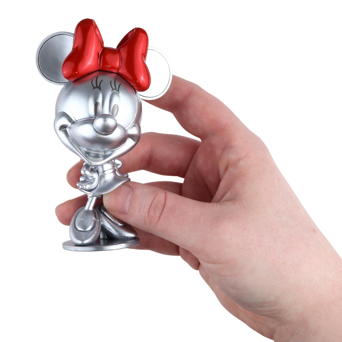 Disney 100 Collectors Mickey and Minnie Candy Holders with Hard Candies, 3 Inches