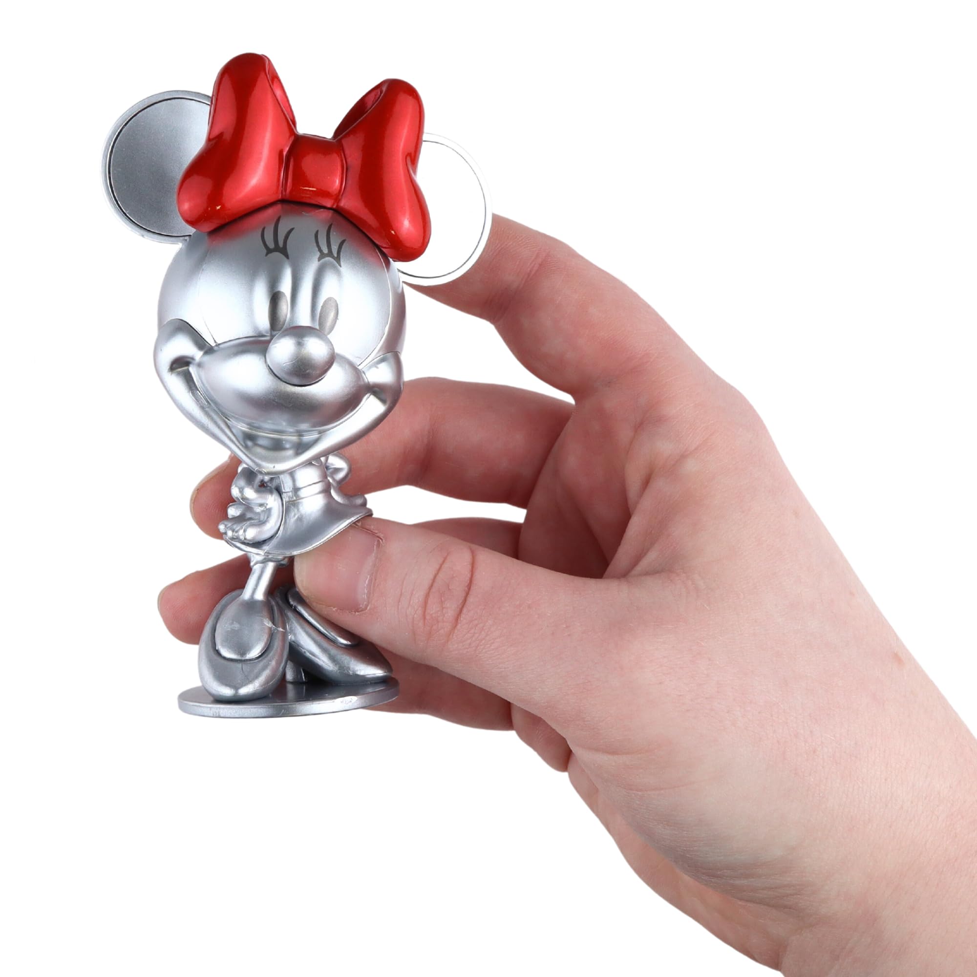 Disney 100 Collectors Mickey and Minnie Candy Holders with Hard Candies, 3 Inches