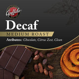 Apffels Decaf Coffee - Water Process - Medium Roast - Ground - 100% Arabica - Non-GMO - 12 oz bag