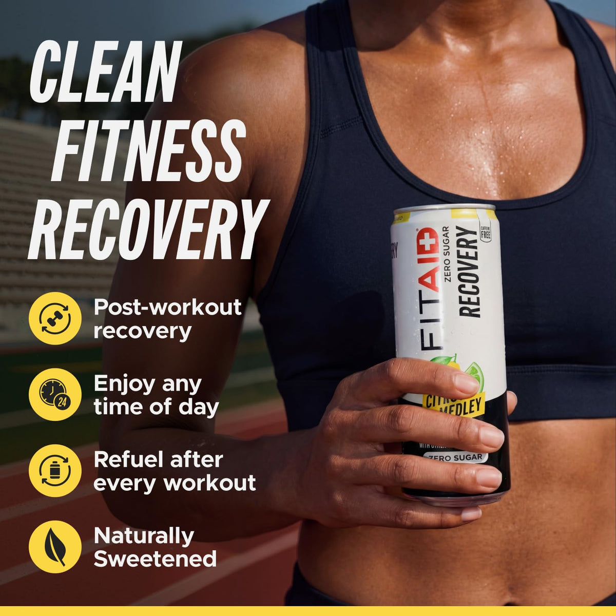 FITAID Post Workout Recovery,Citrus Medley Zero Sugar-4 pk