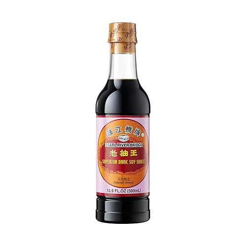 Pearl River Bridge Superior Dark Soy Sauce, Plastic Bottles, 16.9 oz