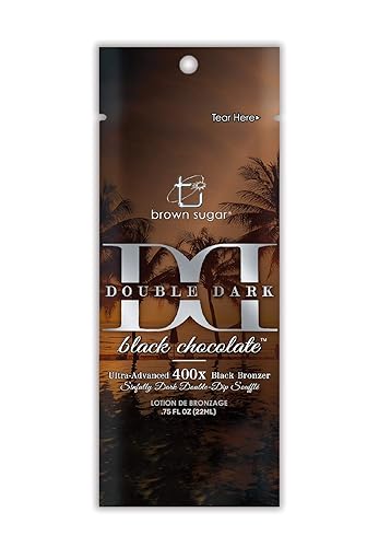 3 packets Double Dark Black Chocolate 400X Plateau-Busting .75oz