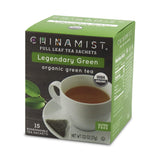 China Mist - Legendary Green Organic Full Leaf Tea Sachet, 15 count box - Biodegradable and Individually Wrapped (1 Pack)