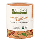 Banyan Botanicals Ashwagandha Latte - Caffeine-Free Organic Herbal Latte Mix - Instant Herbal Adaptogen Drink for Energy, Relaxation, and Nourishment*