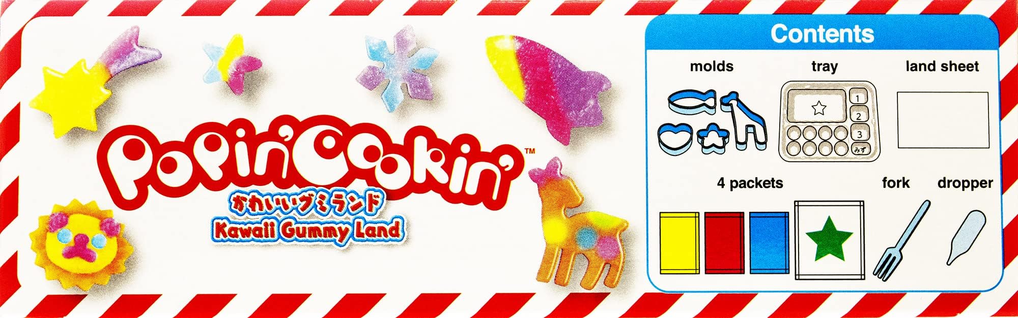 Kracie Popin' Cookin' DIY Gummy Land Candy Kit 0.95 oz