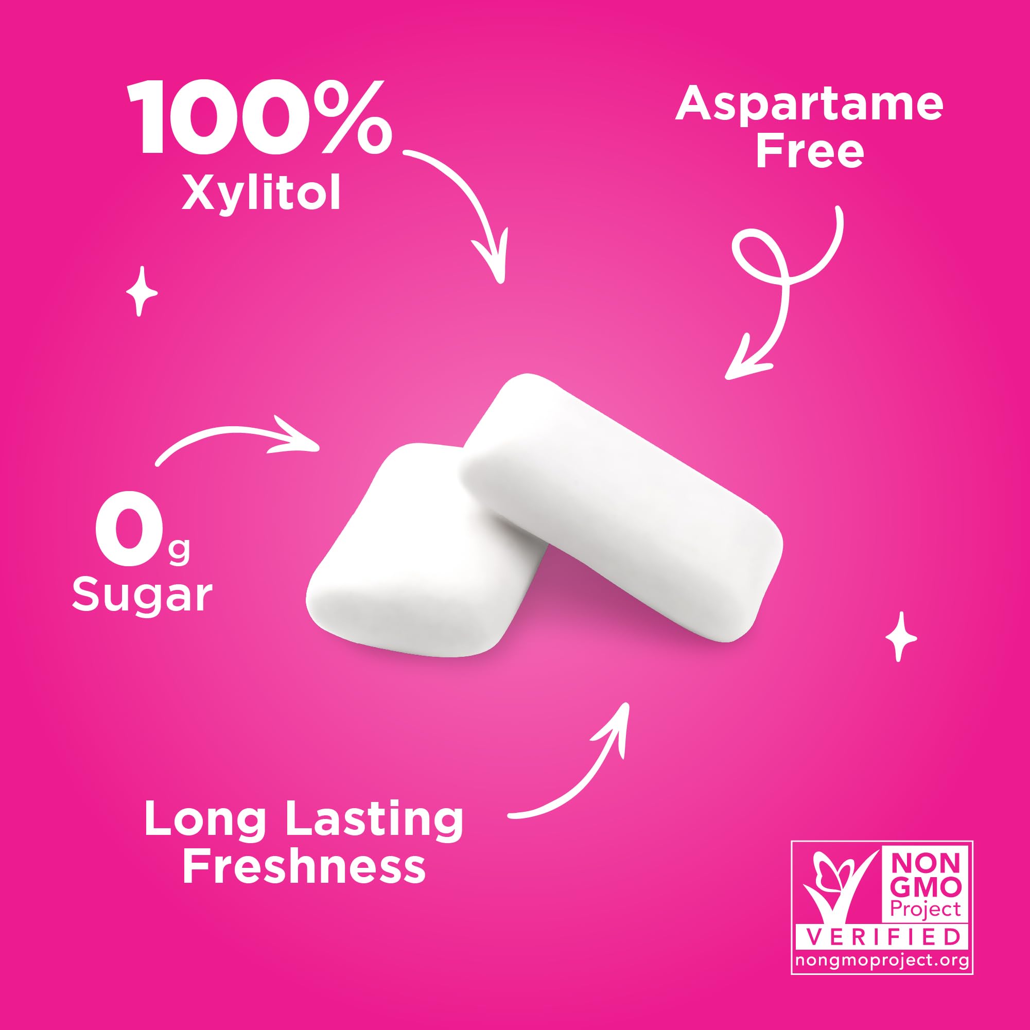 PUR Gum | Aspartame Free Chewing Gum | 100% Xylitol | Natural Flavored Gum, Variety Pack, 55 Pieces (Pack of 3)
