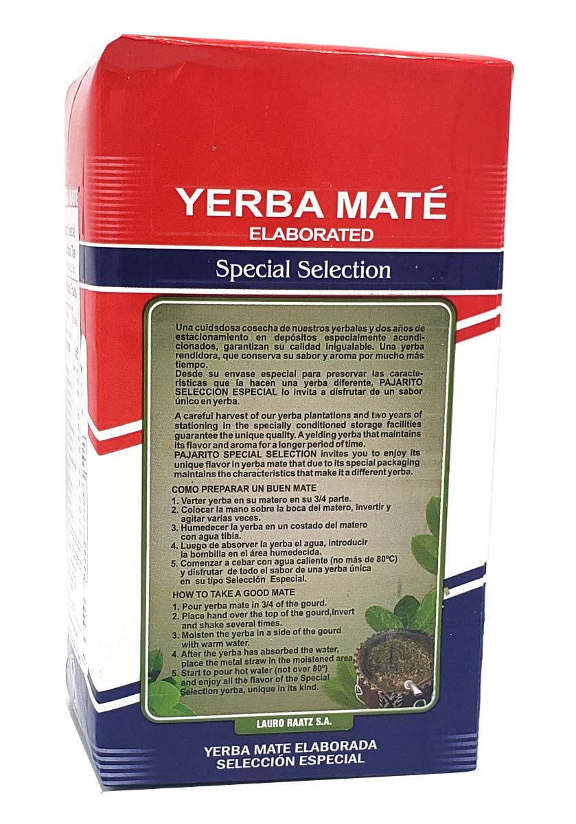 Pajarito Yerba Mate with Stems 1 kg (2.2 Lbs)