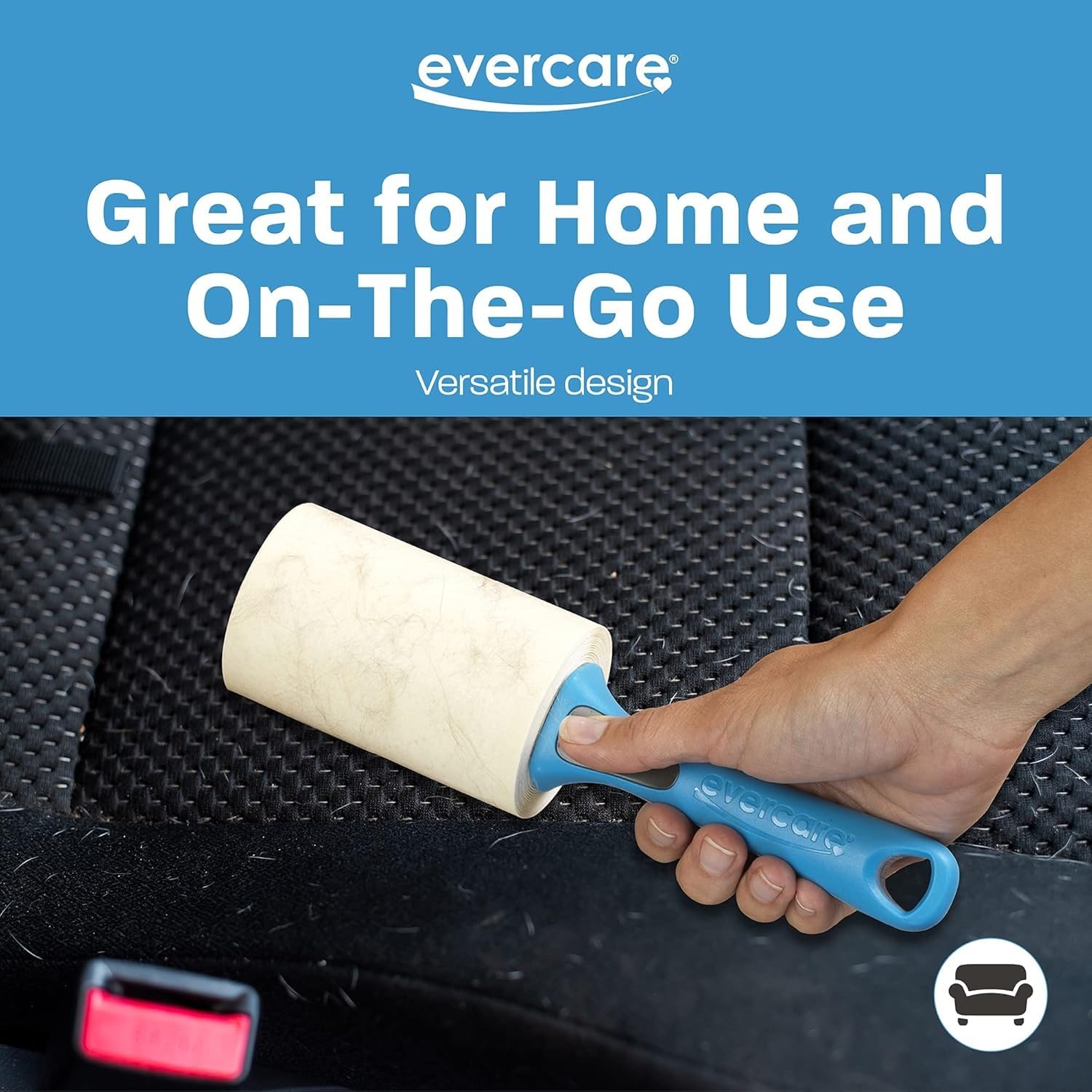 Evercare Giant Lint Roller 60 Layer, 4.6 inches