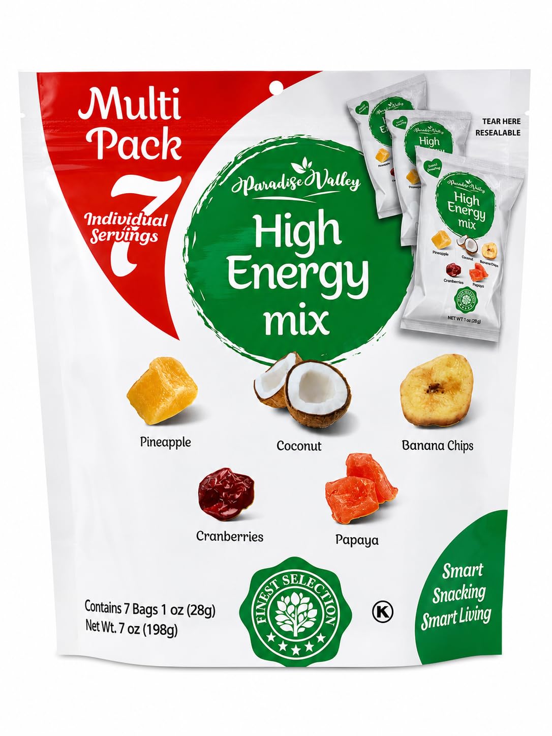 Paradise Valley High Energy Mix 7 bags each 1 oz.