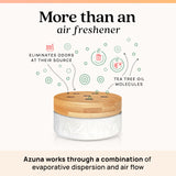 Azuna Air Freshener and Odor Eliminator for Strong Odor Gel 12oz Refill Pouch | Plant-Based & Long Lasting | Pet, Smoke, Home and Bathroom | Simply