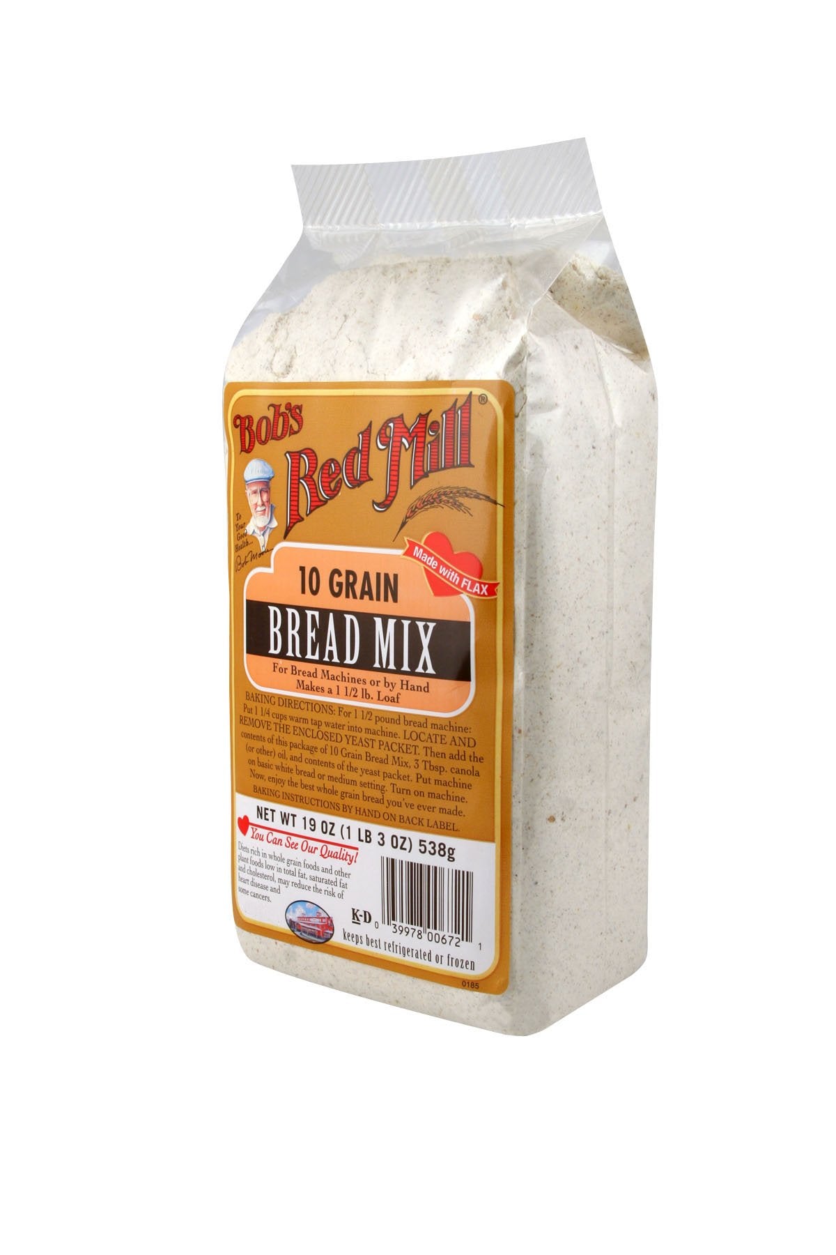 Bob's Red Mill 10 Grain Bread Mix, 19 Ounce (Pack of 4)