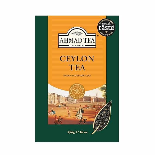 Ahmad Tea Black Tea, Ceylon Loose Leaf, 454g - Caffeinated & Sugar-Free (pack of 1)