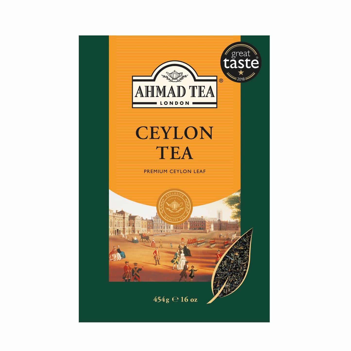 Ahmad Tea Black Tea, Ceylon Loose Leaf, 454g - Caffeinated & Sugar-Free (pack of 1)