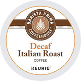 Barista Prima Decaf Coffee, Italian Roast, Rich. Dark. European., 24- Count K-Cup