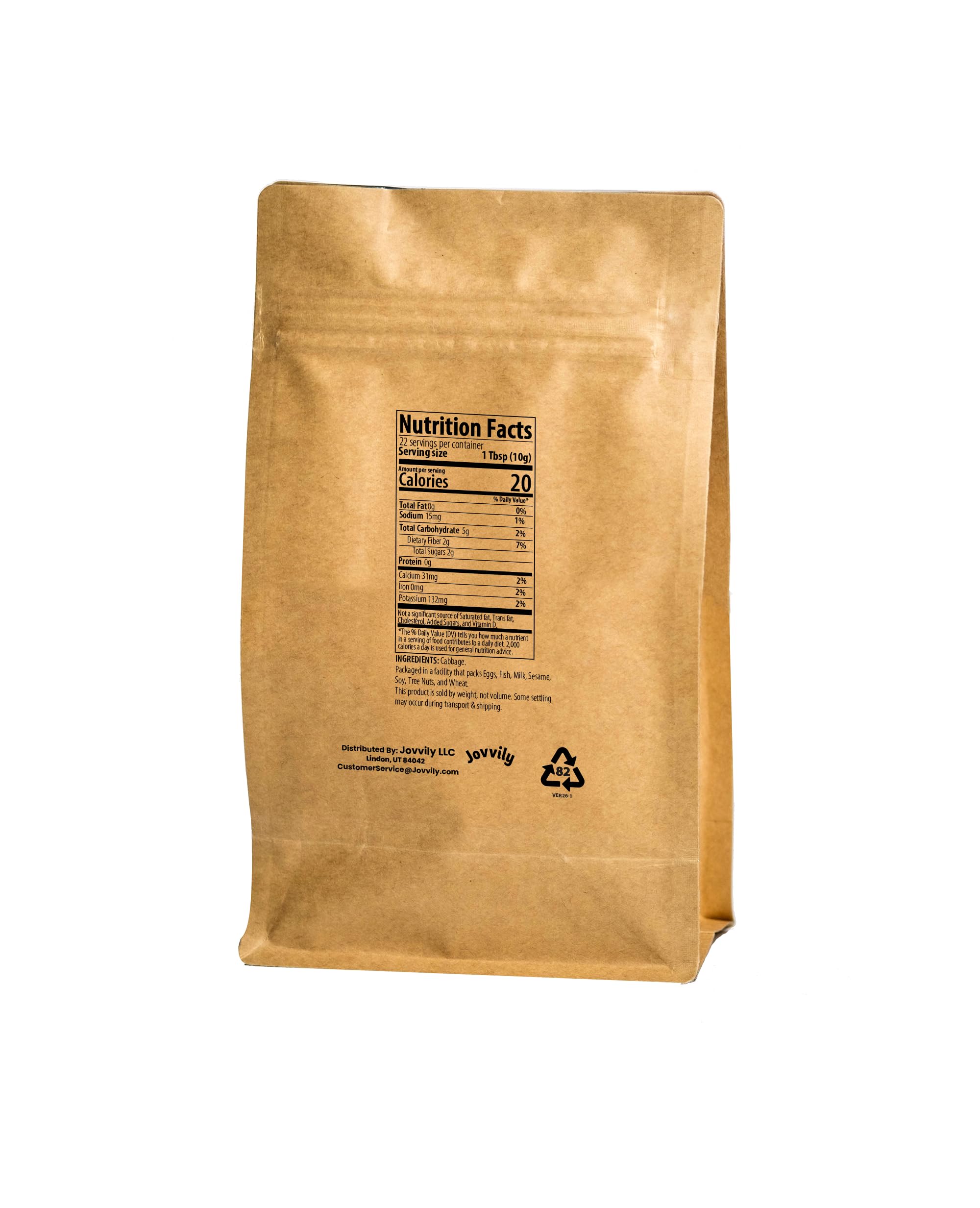 Jovvily Cabbage Powder - 8oz - Pure Dried Cabbage