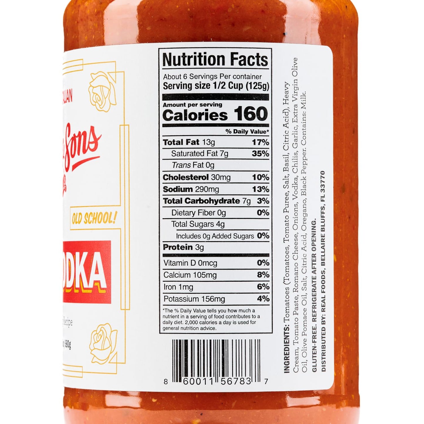 Arthur and Sons Spicy Vodka Sauce - Creamy Italian Recipe with a Kick, Premium Quality, All-Natural Ingredients, Non-GMO, Gluten-Free, Perfect