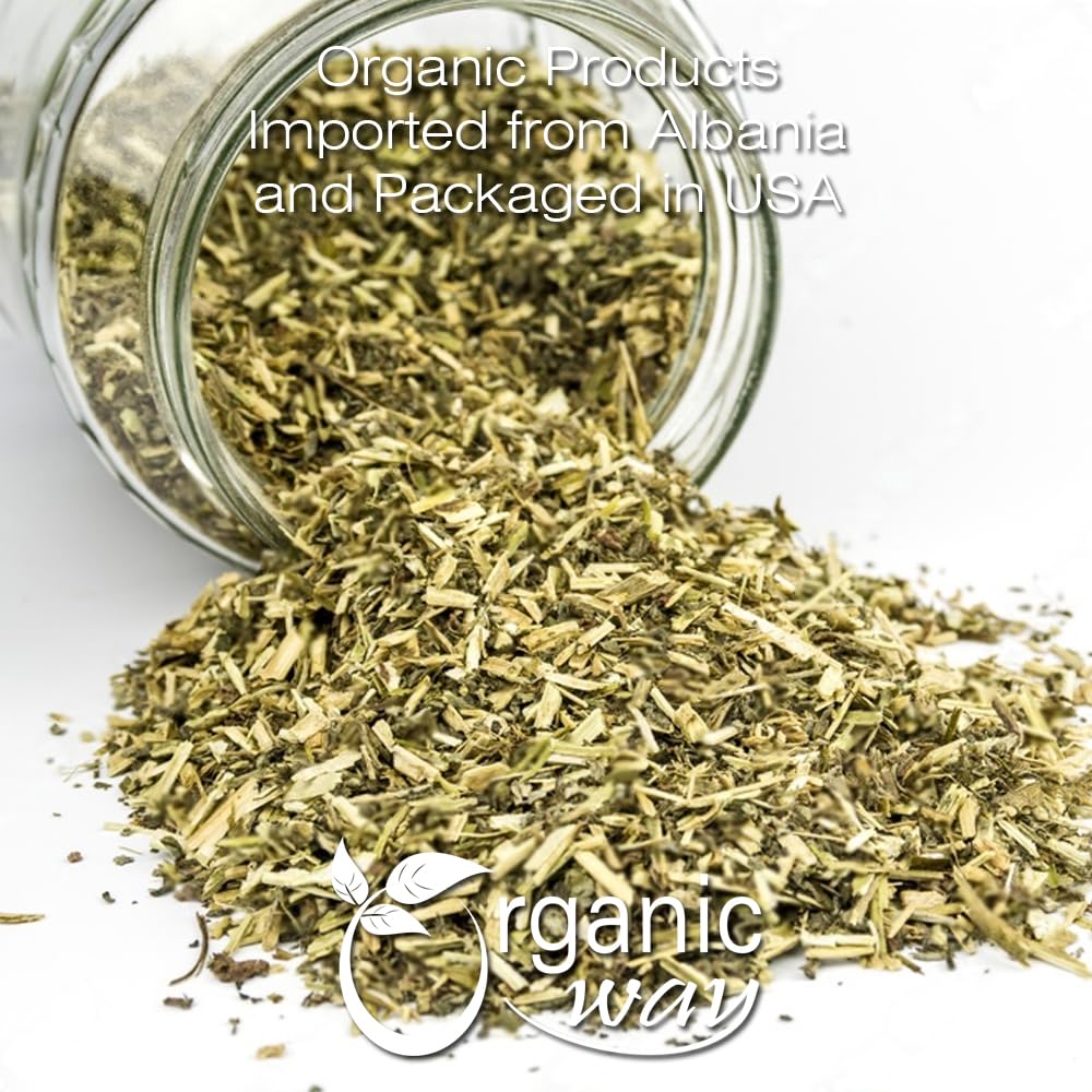 Organic Way Catnip Leaf and Flower Cut & Sifted (Nepeta cataria) - Herbal Tea | European Wild-Harvest | Kosher & USDA Certified | Vegan, Non-GMO