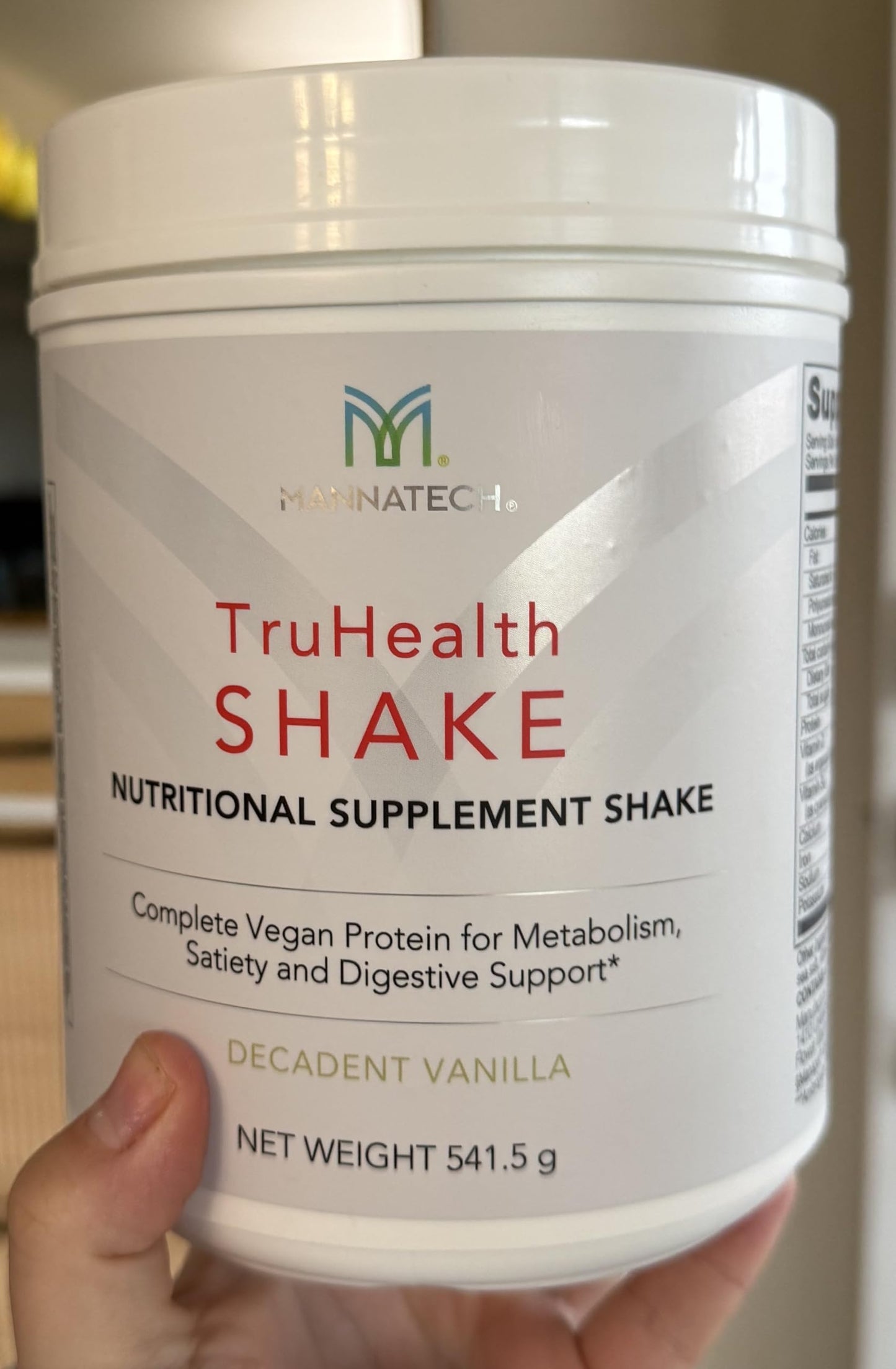 Mannatech TruHealth Shake - Vanilla Flavor - 541.5g