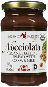 Nocciolata Organic Hazelnut Spread, 9.52 oz - PACK OF 4