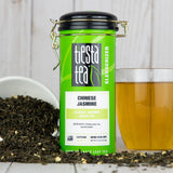 Tiesta Tea - Chinese Jasmine, Loose Leaf, Classic Jasmine, Medium Caffeinated Green Tea, Brews Up to 50 Cups, 4.5 Ounce Refillable Tin