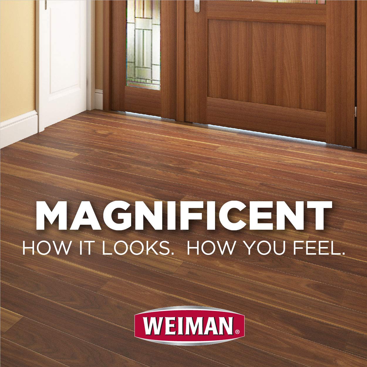 Weiman Hardwood Floor Cleaner - Surface Safe, No Harsh Scent, Safe for Use Around Kids and Pets, Residue Free - 27 oz. Trigger