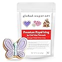 Global Sugar Art Premium Royal Icing Mix, Kosher Frosting for Cookie Decorating, Made in USA, Just add Water (15 Ounces, 1 Pack)