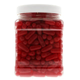 Hot Tamales Bulk 2LB - Original Soft Chewy Cinnamon Candy in 32 FL OZ Gift Ready Reusable Square Jar