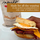 Hamilton Cornerstore Southern Biscuit Mix, Easy-to-Bake Delight Biscuits, Classic Southern Recipe for Fluffy Buttermilk Biscuit Mix, Homemade Quick