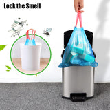 Small Trash Bags 2.6-6 Gallon Thicken Drawstring Trash Bags 4 Gallon Extra Strong Small Garbage Bags Unscented Wastebasket Liners Bags