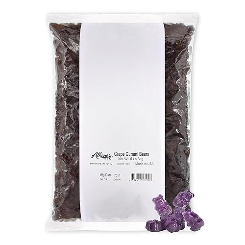 Albanese Candy, Grape Gummi Bears, 5-pound Bag