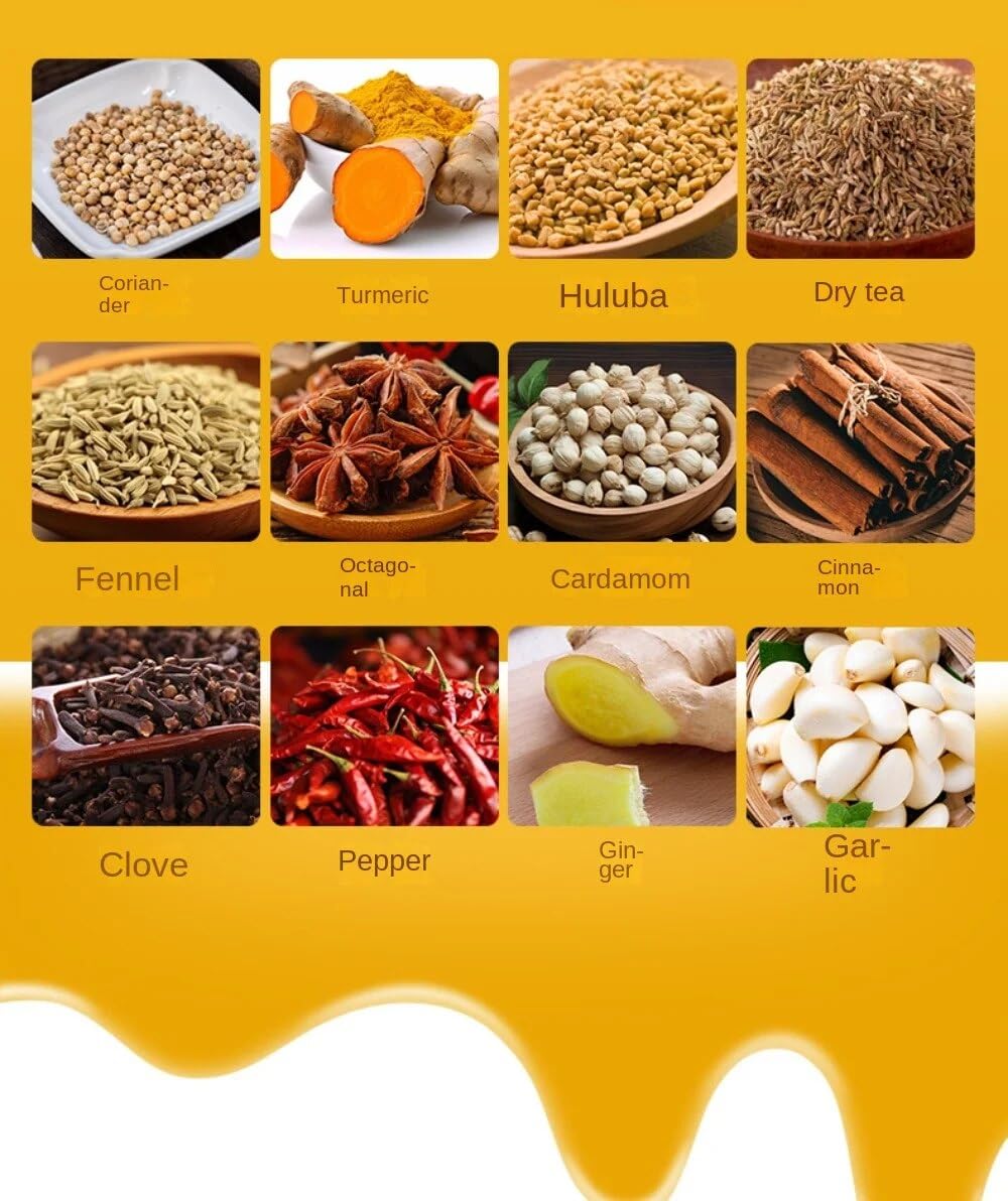 Zercumm Curry Powder Seasoning Thai Printed Flavor Yellow Curry Paste Home Use and Commercial Use Catering Ingredients